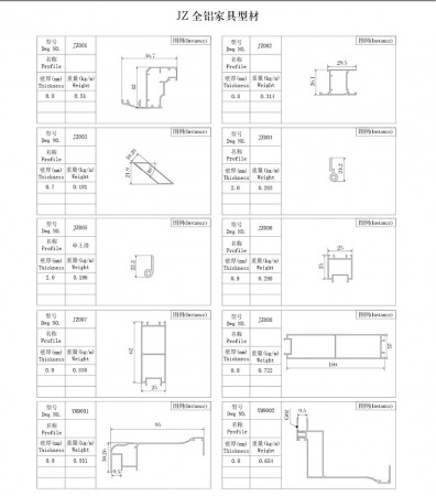 JZ全鋁家具